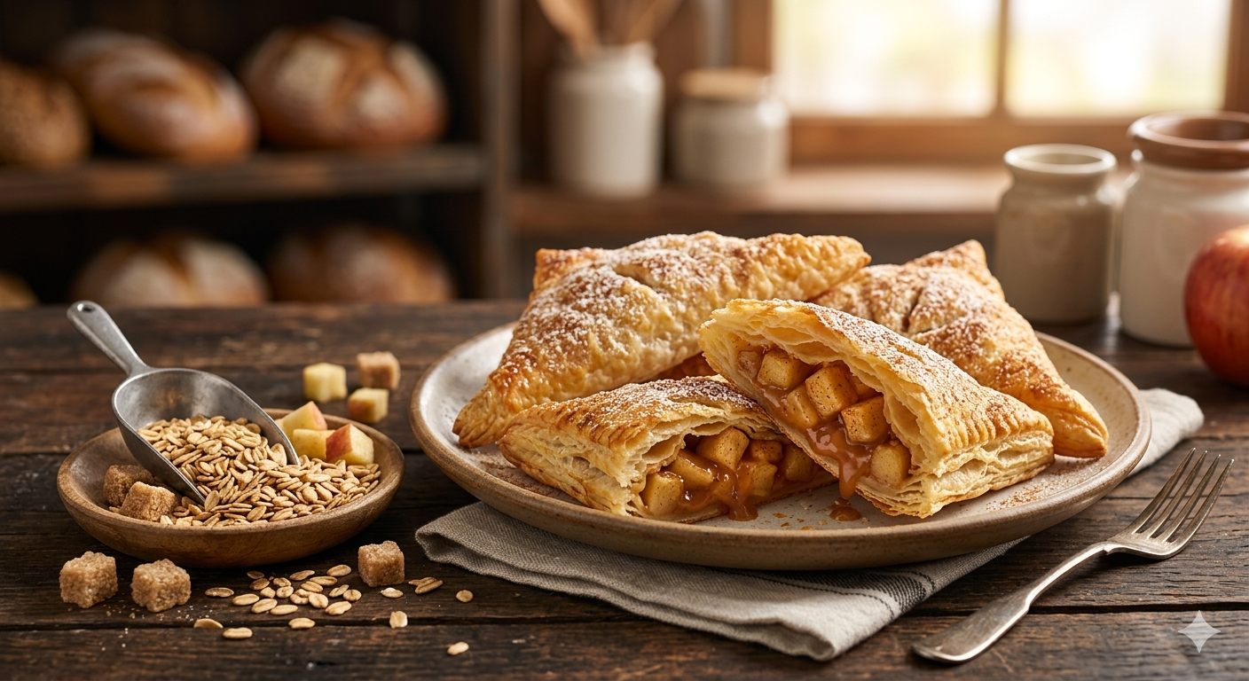 Pie de manzana artesanal